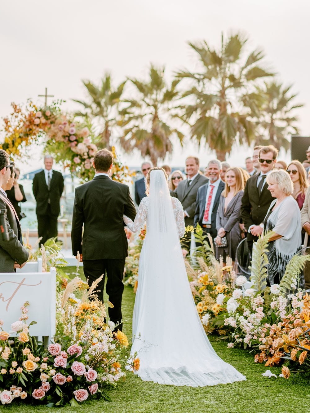 Una boda playera y bohemia en San Diego